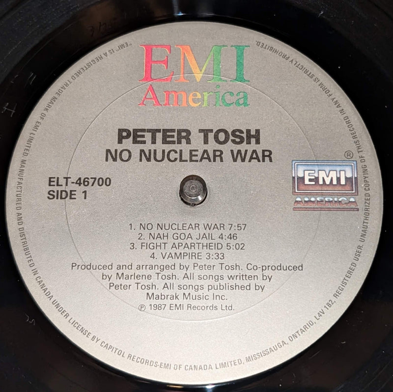 Peter Tosh - No Nuclear War