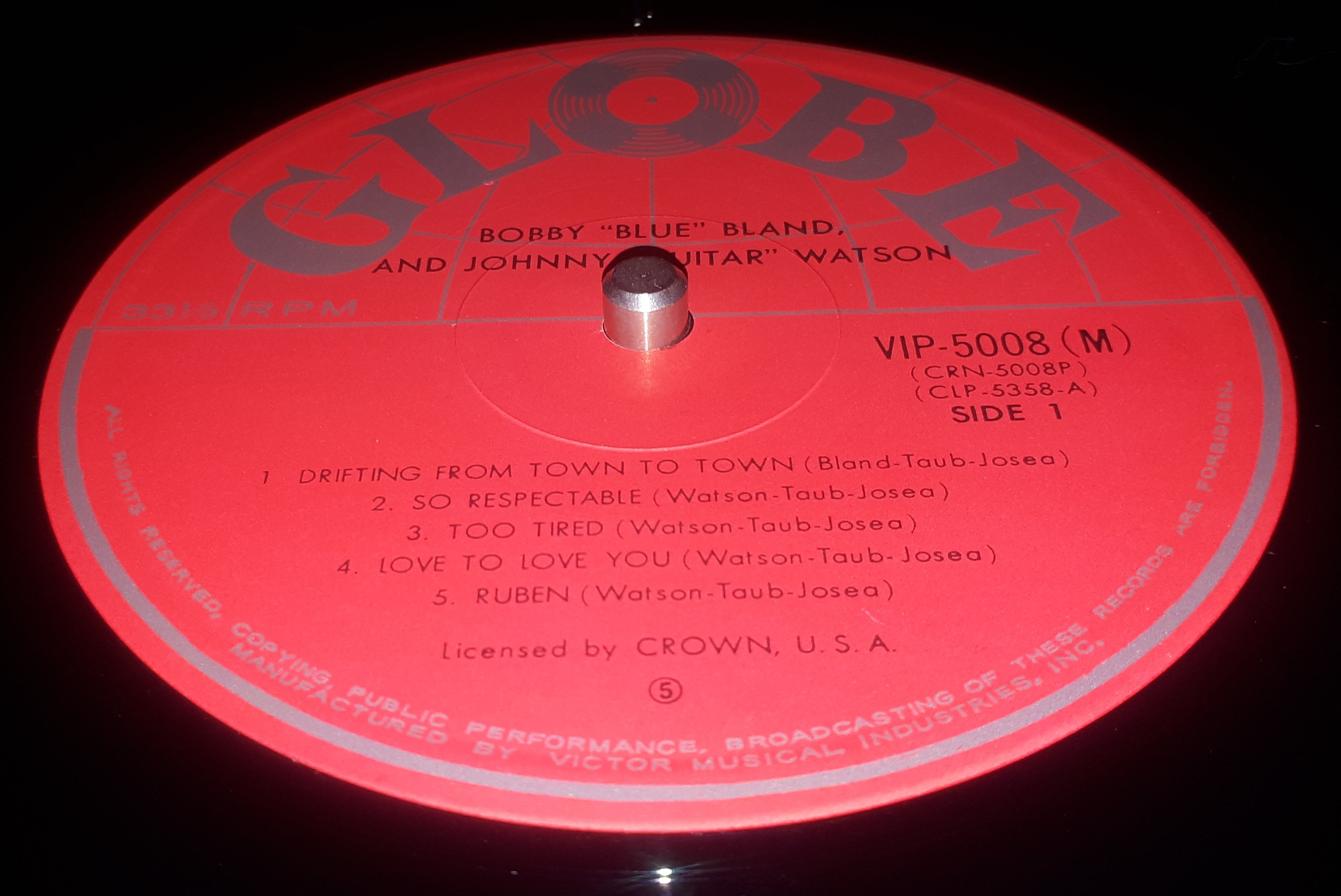 Bobby Bland And Johnny Guitar Watson Bobby "Blue" Bland And Johnny "Guitar" Watson