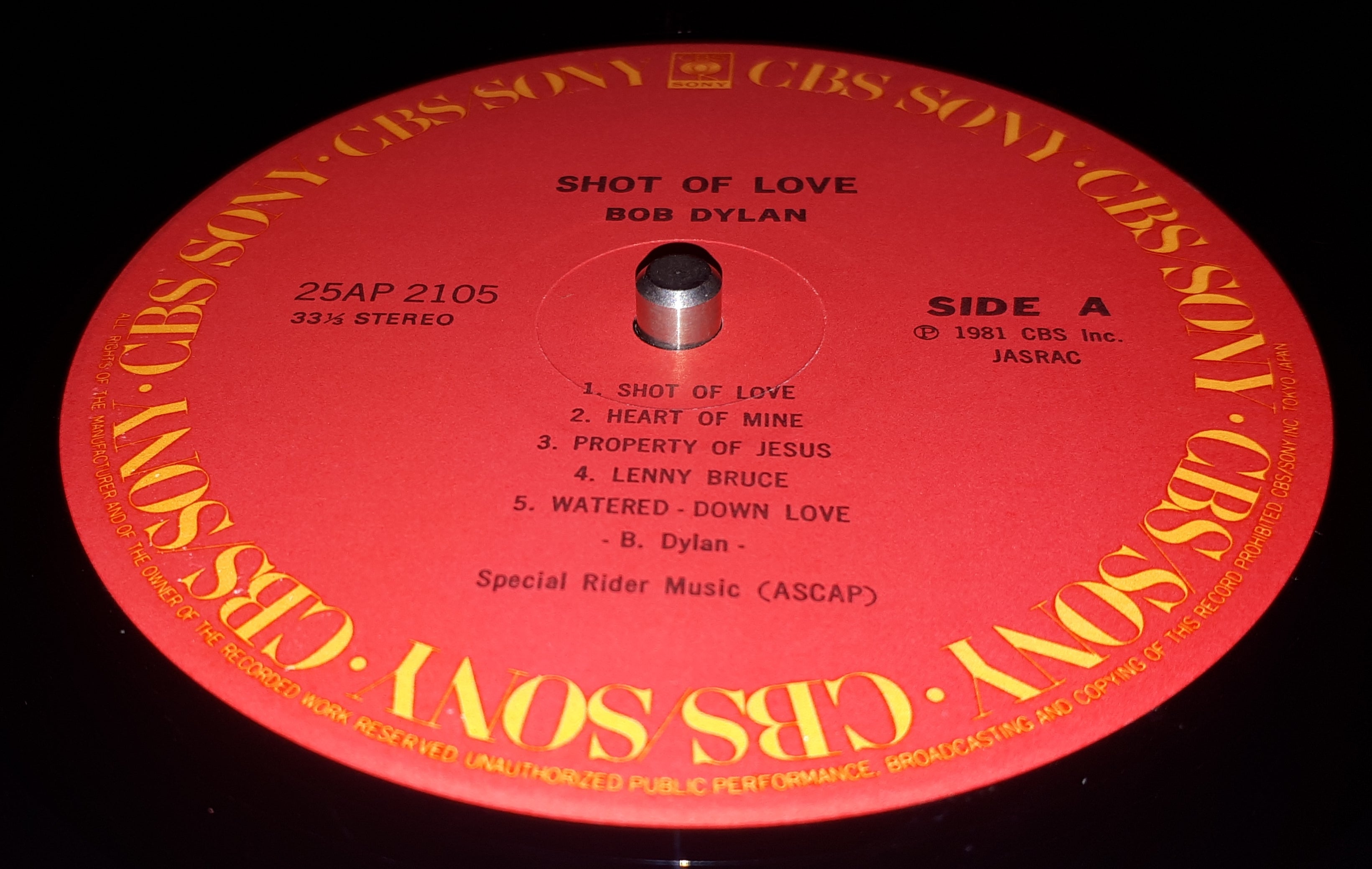 Bob Dylan - Shot Of Love