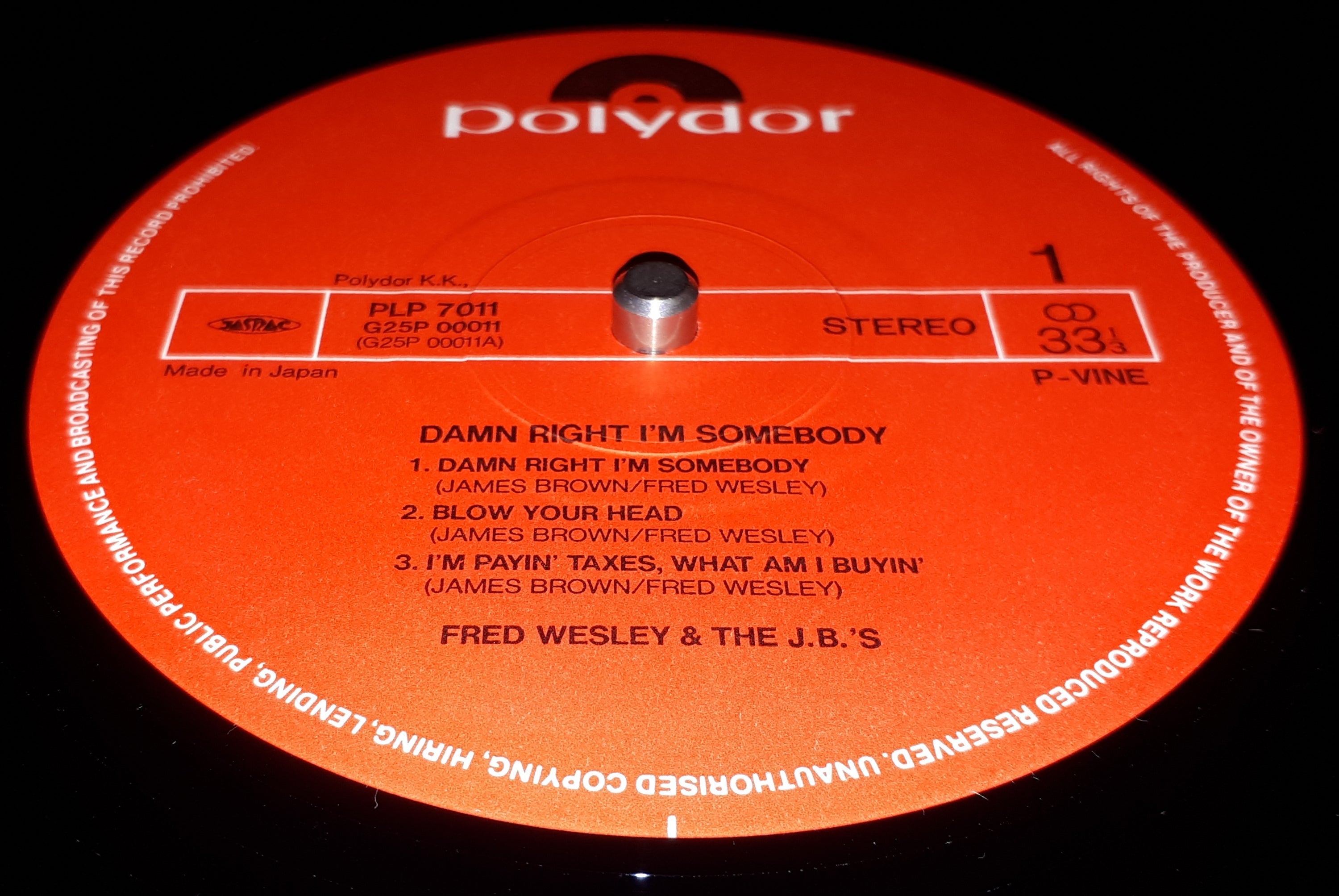 Fred Wesley & The JB’s - Damn Right I Am Somebody