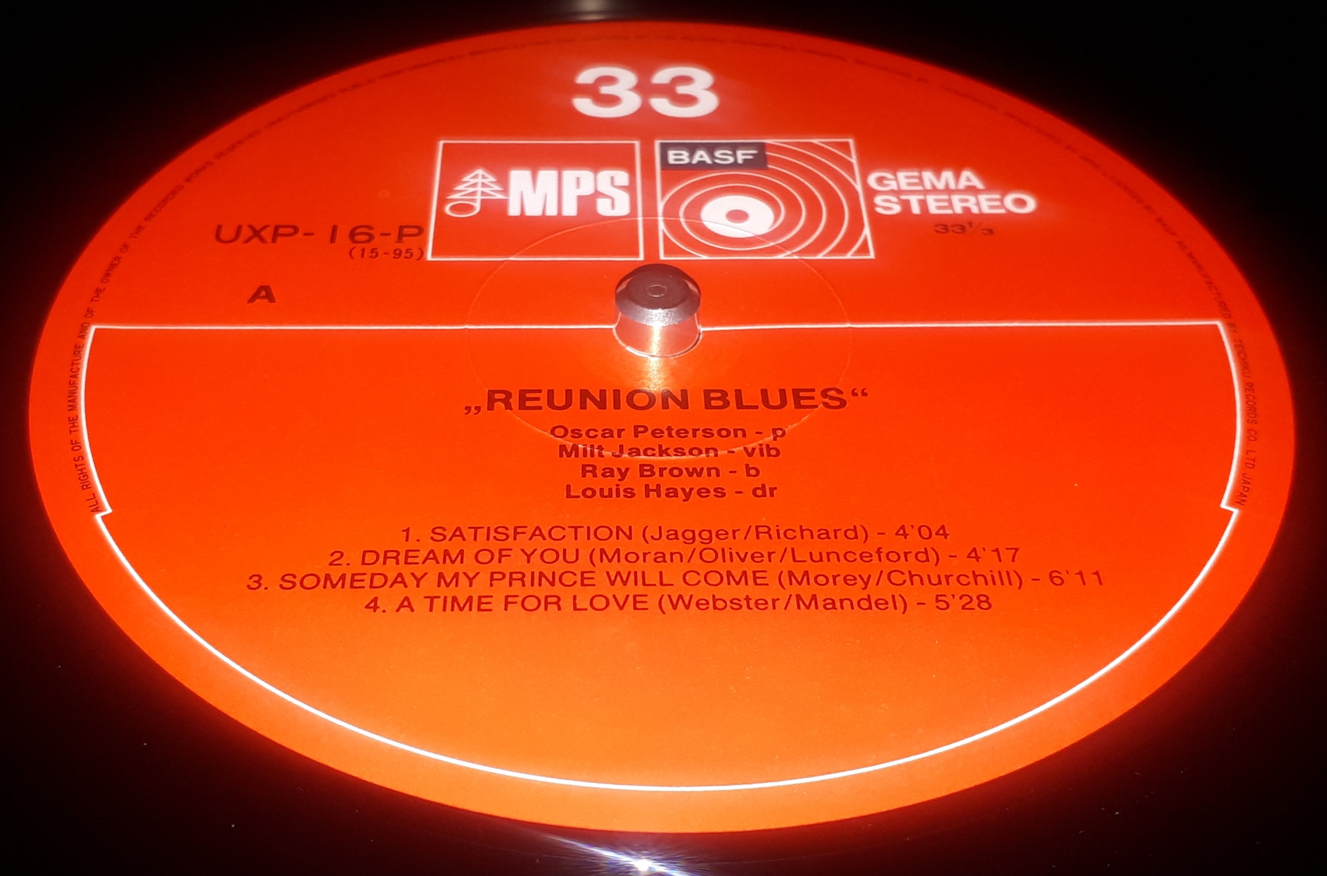 Oscar Peterson With Milt Jackson - Reunion Blues