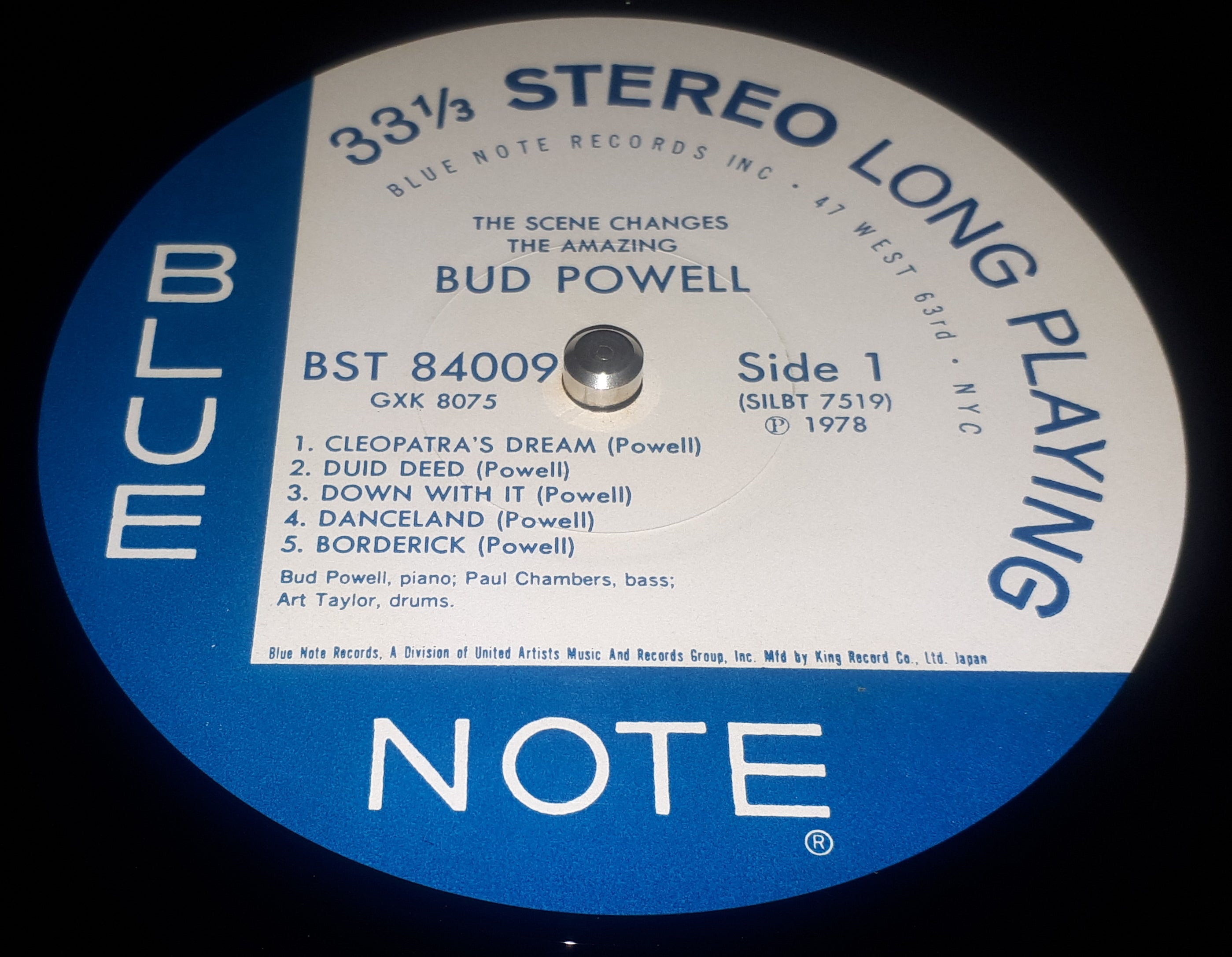 Bud Powell／scene changes LP mono ジャズ Bud Powell – The Scene Changes - The Amazing Bud Powell, Vol