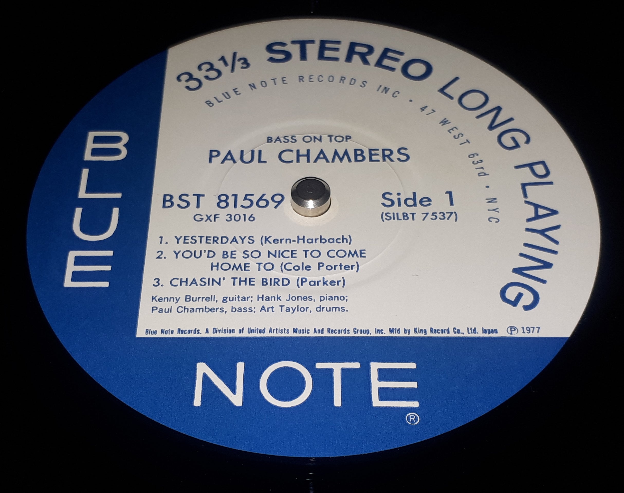 Paul Chambers Quartet - Bass On Top