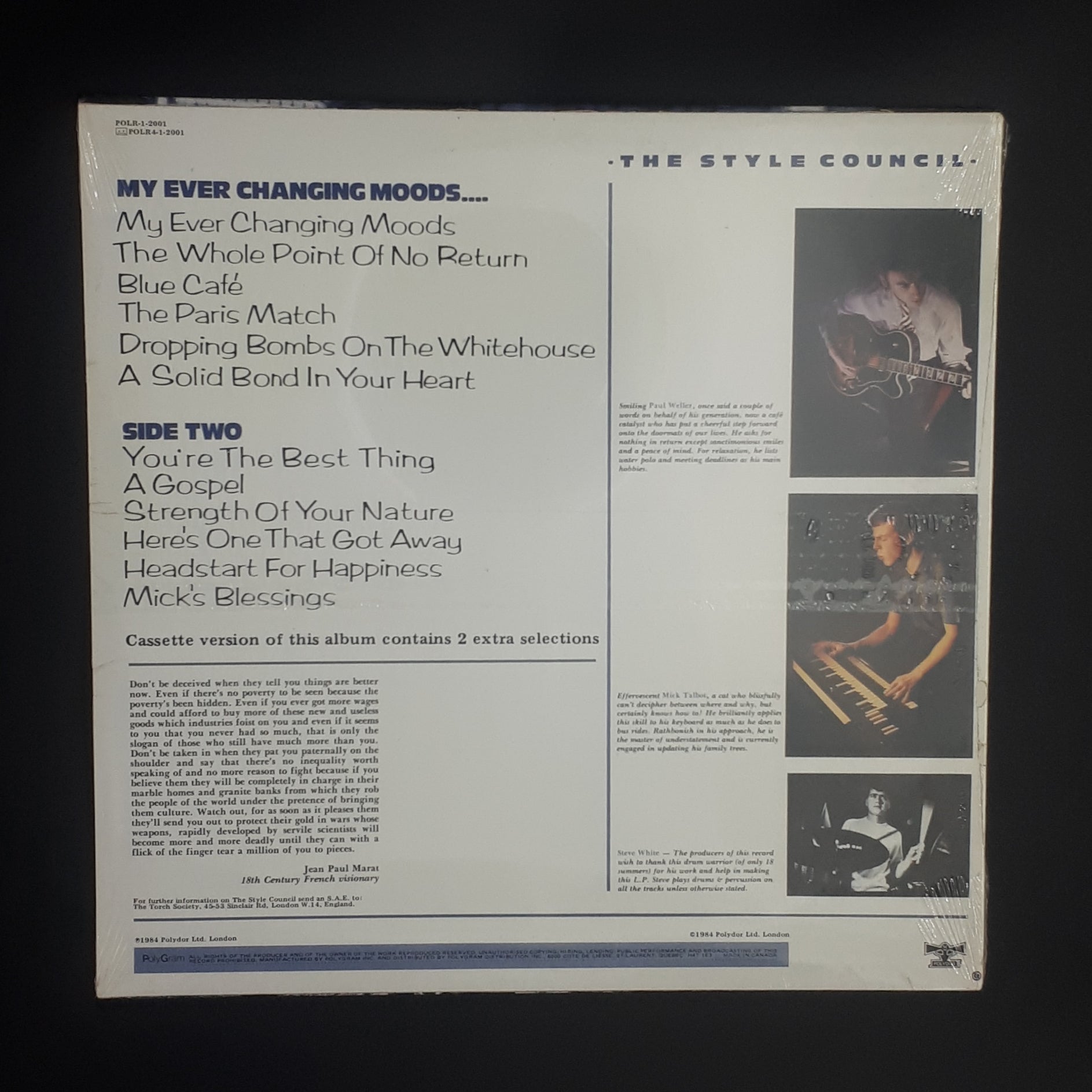 The Style Council - My Ever Changing Moods (Sealed Vintage)