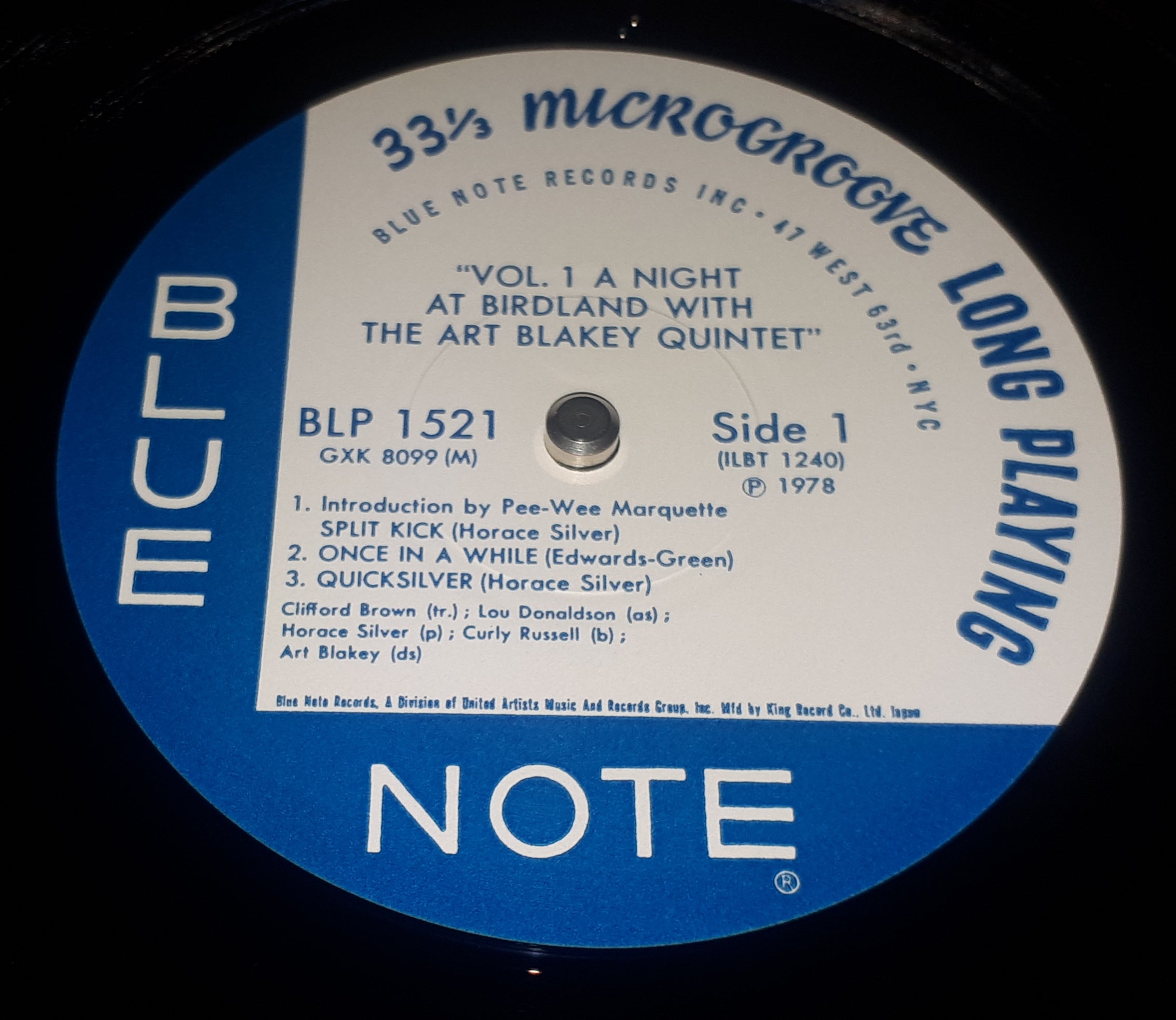 Art Blakey Quintet - A Night At Birdland Volume 1