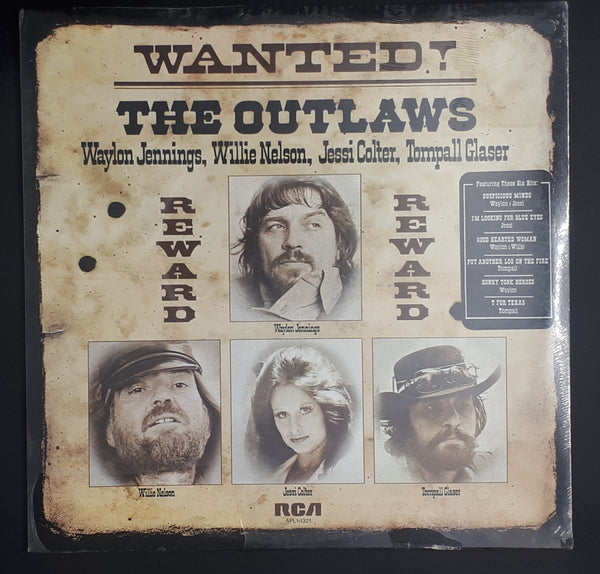 Waylon Jennings, Willie Nelson, Jessi Colter, Tompall Glaser - Wanted! The Outlaws (Vintage Sealed)