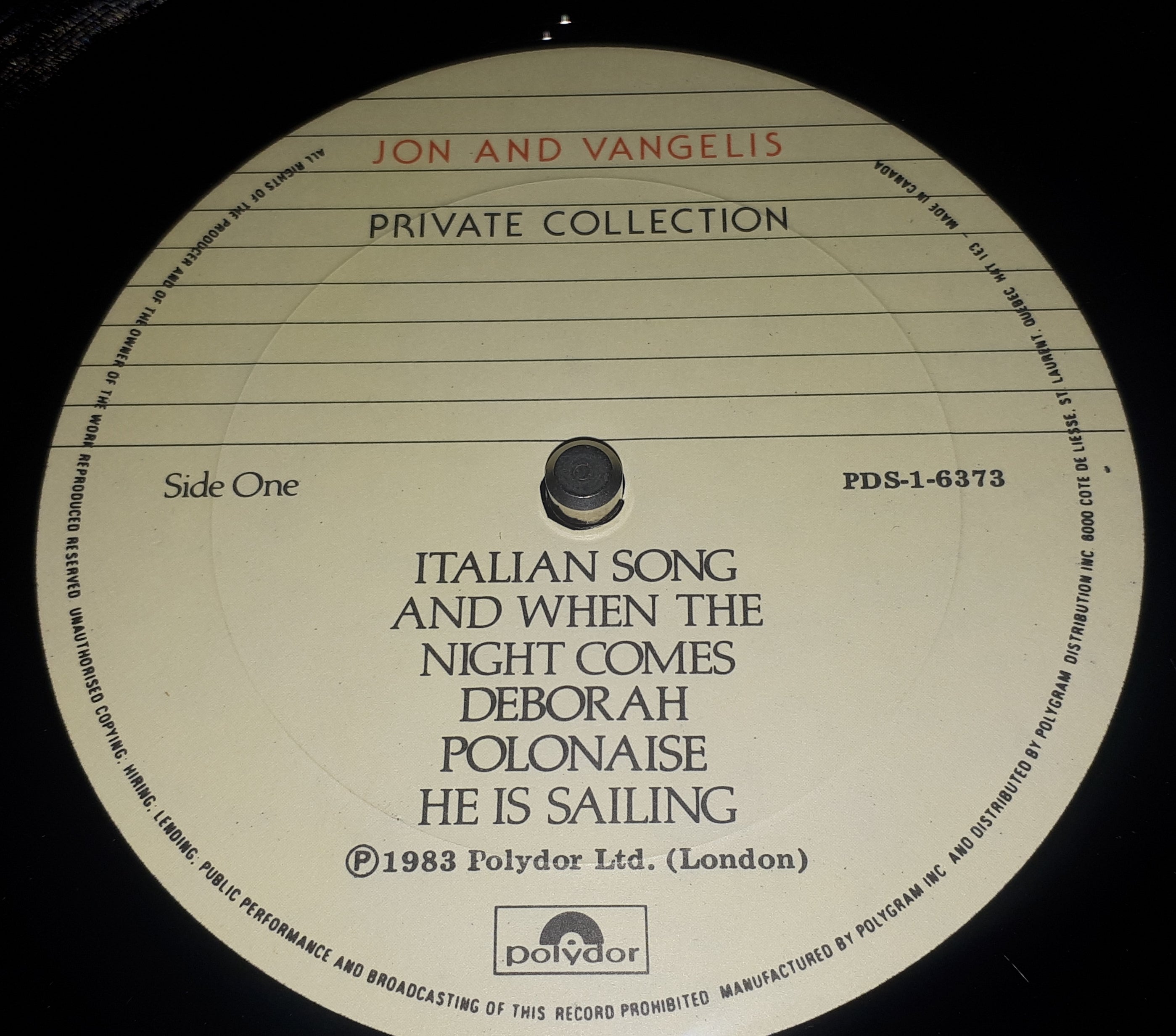 Jon & Vangelis - Private Collection