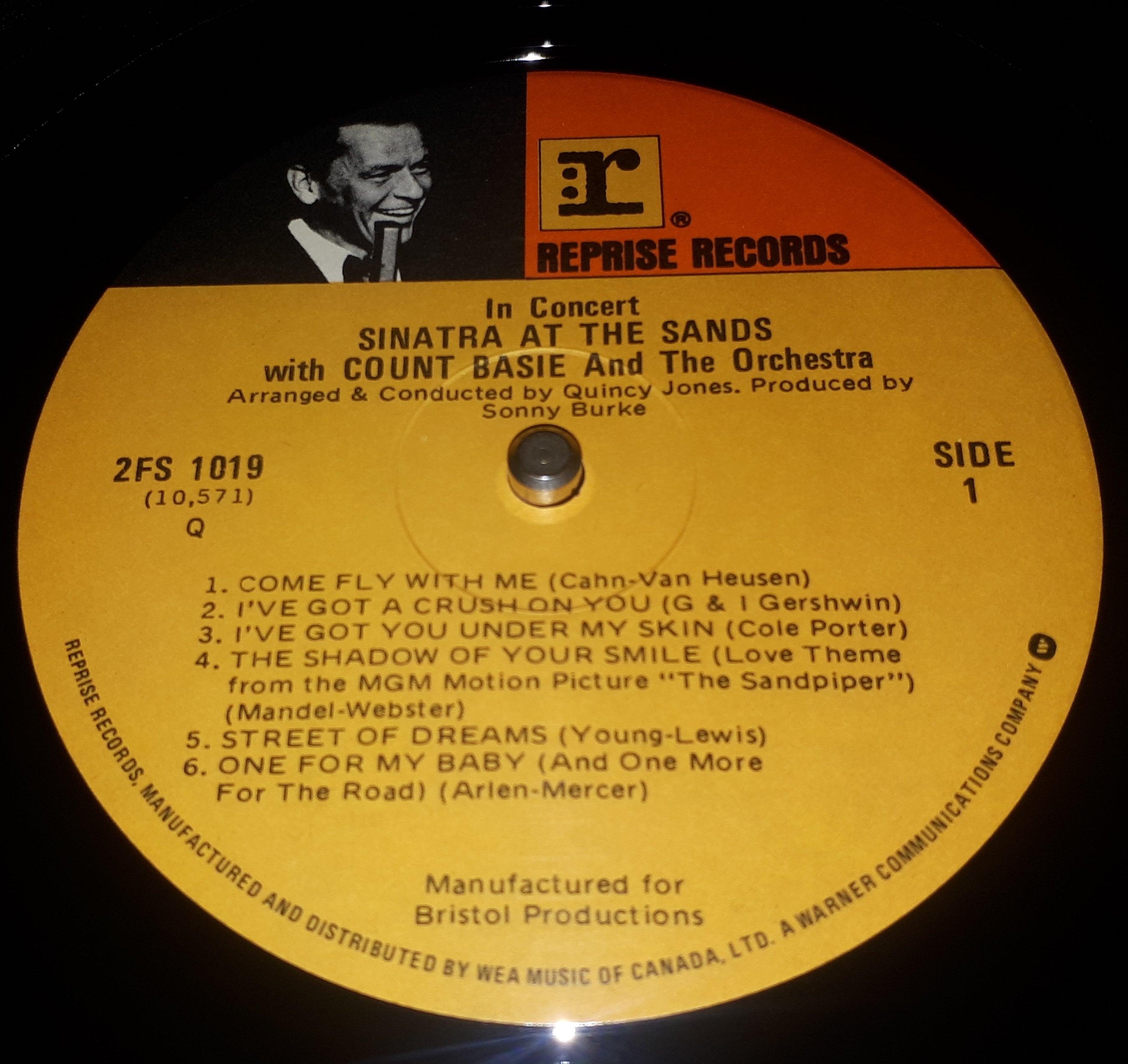 Frank Sinatra With Count Basie Orchestra Arranged & Conducted By Quincy Jones - Sinatra At The Sands