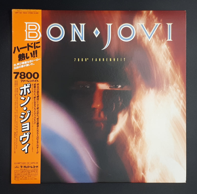 帯付LP/BONJOVI ボン・ジョヴィ/7800ファーレンハイト 7800 FAHRENHEIT