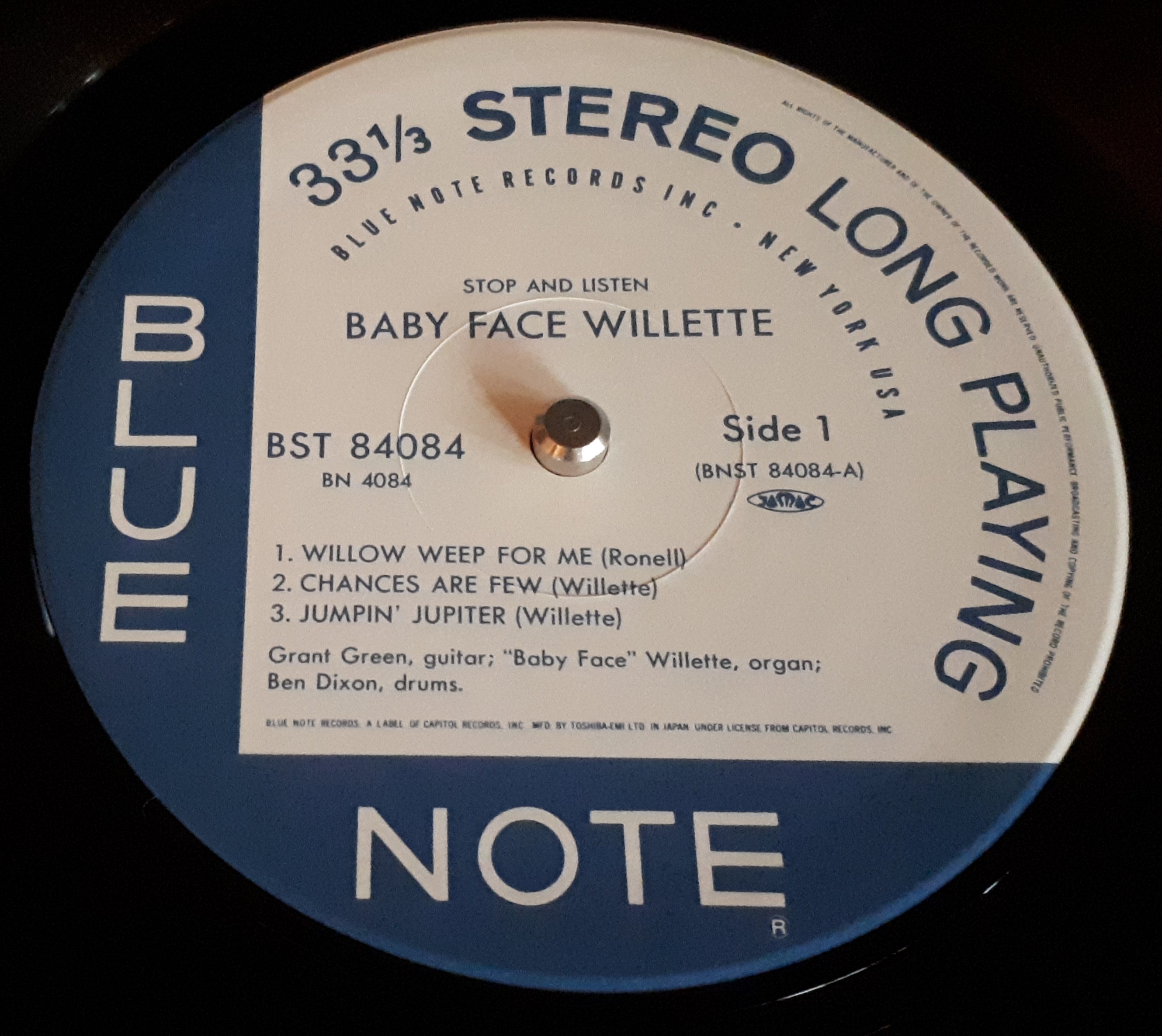 Baby Face' Willette - Stop And Listen ** Sold **