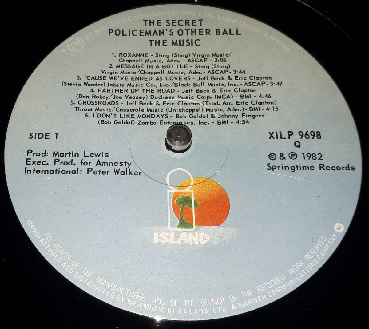 Various - The Secret Policeman's Other Ball (The Music)